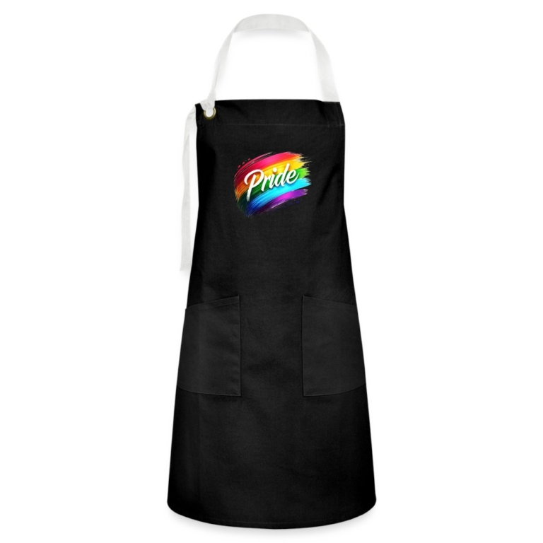 regenbogen-pinselstrich-kontrastschuerze-schwarz-weiss