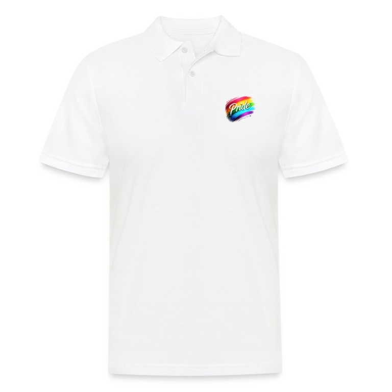 regenbogen-pinselstrich-maenner-poloshirt-weiss