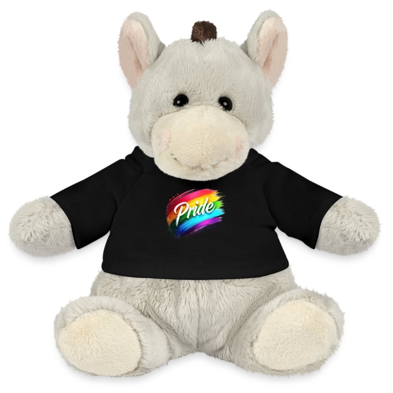 regenbogen-pinselstrich-minifeet-esel-pelle-schwarz