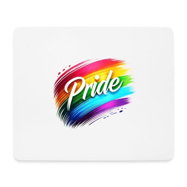 regenbogen-pinselstrich-mousepad-querformat-weiss