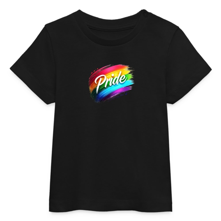 regenbogen-pinselstrich-stanleystella-baby-bio-t-shirt-baby-creator-schwarz