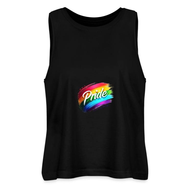 regenbogen-pinselstrich-stanleystella-frauen-cropped-bio-tank-top-dancer-schwarz