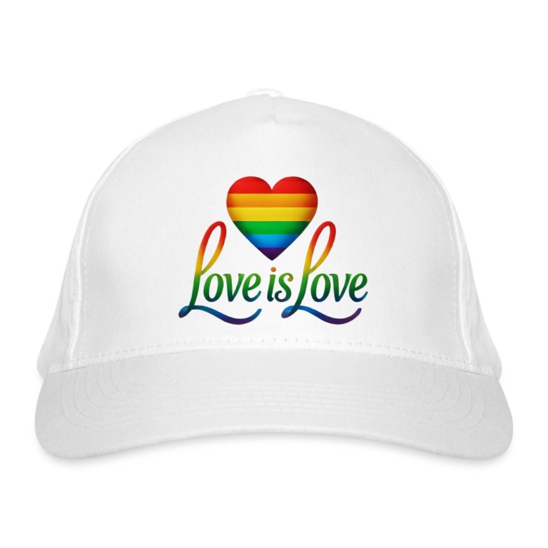 regenbogenherz-mit-spruch-bio-baseballkappe-weiss