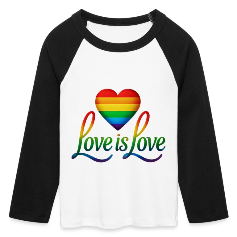 regenbogenherz-mit-spruch-cropped-frauen-baby-tee-mit-34-aermel-weiss-schwarz