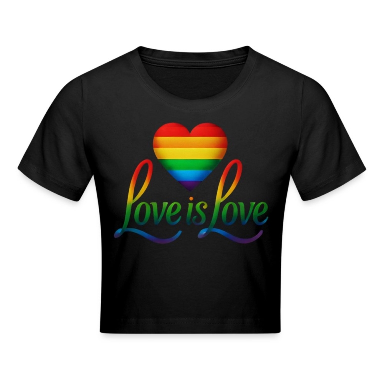regenbogenherz-mit-spruch-cropped-t-shirt-schwarz