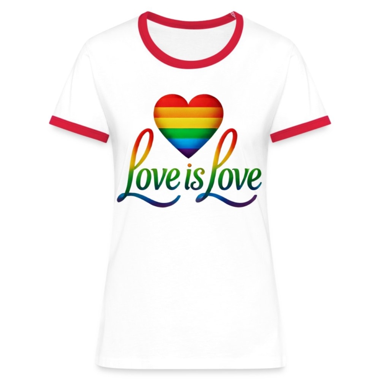 regenbogenherz-mit-spruch-frauen-kontrast-t-shirt-weiss-rot