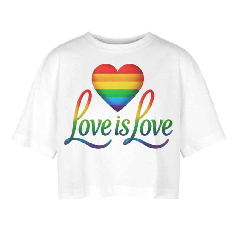 regenbogenherz-mit-spruch-frauen-oversized-cropped-t-shirt-weiss