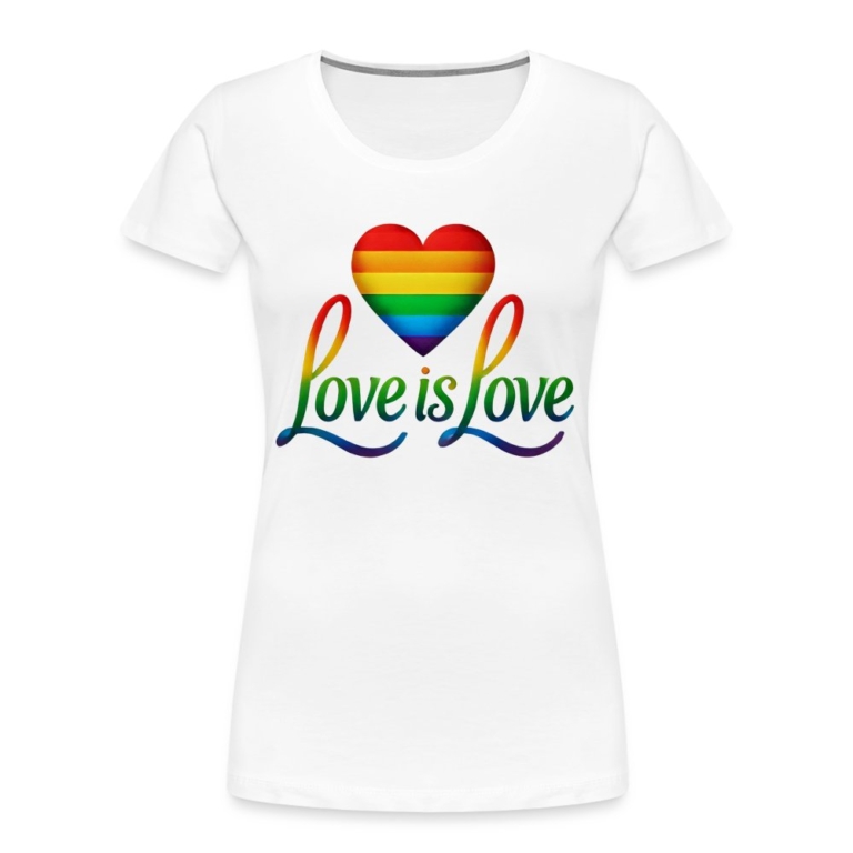 regenbogenherz-mit-spruch-frauen-premium-bio-t-shirt-weiss