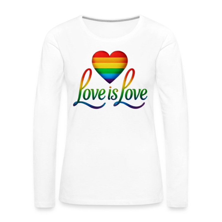 regenbogenherz-mit-spruch-frauen-premium-langarmshirt-weiss