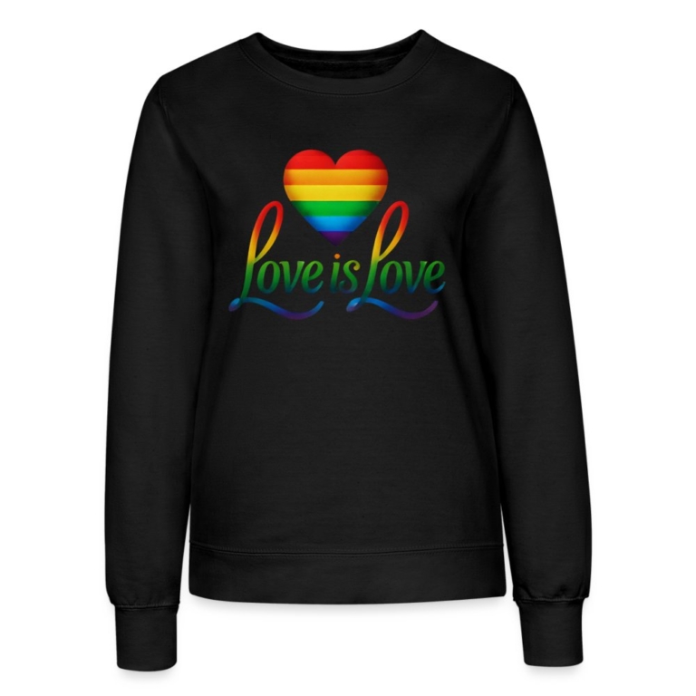 regenbogenherz-mit-spruch-frauen-sweatshirt-schwarz