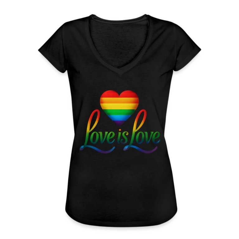 regenbogenherz-mit-spruch-frauen-vintage-t-shirt-schwarz