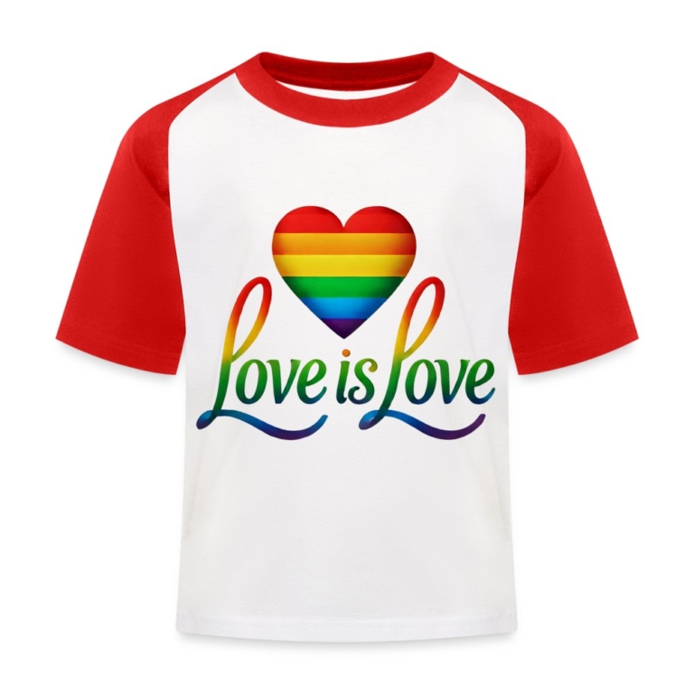 regenbogenherz-mit-spruch-kinder-baseball-t-shirt-weiss-rot