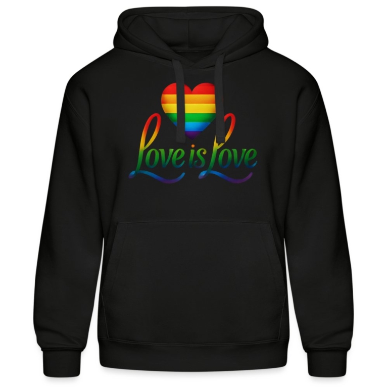regenbogenherz-mit-spruch-maenner-kapuzen-sweater-von-russell-schwarz