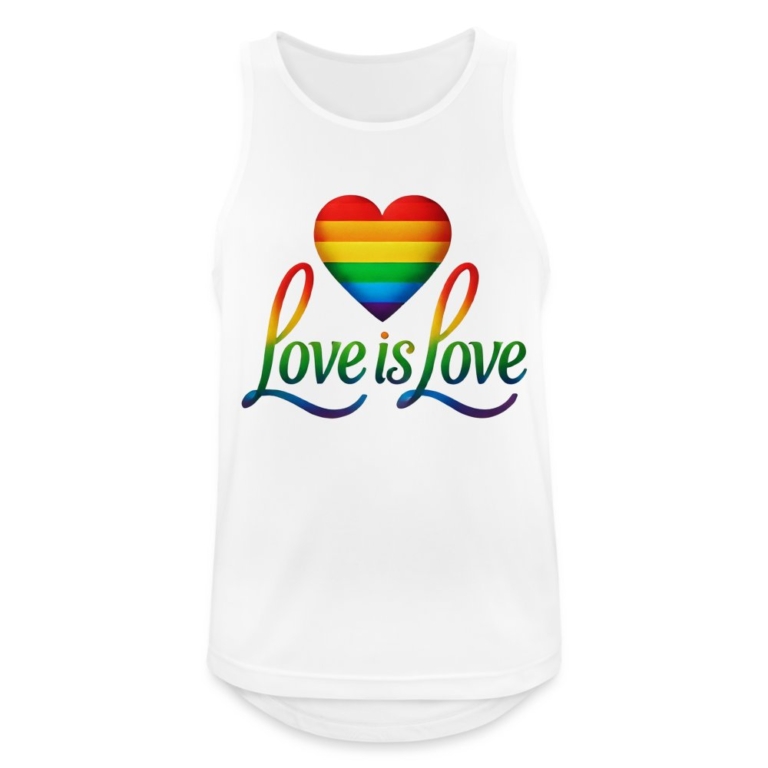 regenbogenherz-mit-spruch-maenner-tank-top-atmungsaktiv-weiss