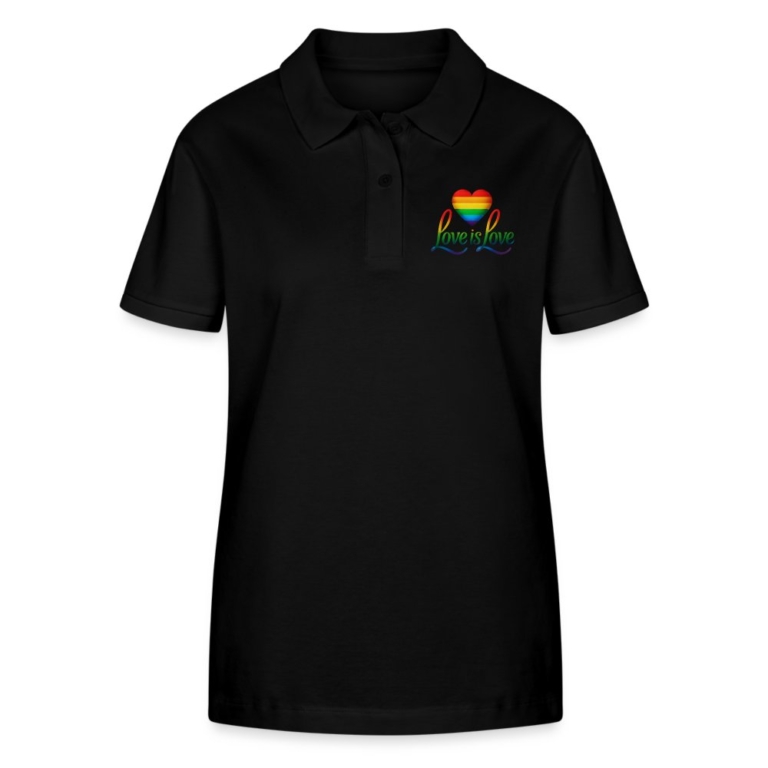 regenbogenherz-mit-spruch-stanleystella-frauen-bio-poloshirt-elliser-schwarz