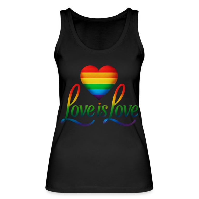 regenbogenherz-mit-spruch-stanleystella-frauen-bio-tank-top-schwarz