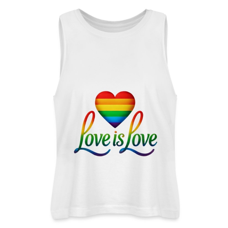 regenbogenherz-mit-spruch-stanleystella-frauen-cropped-bio-tank-top-dancer-weiss