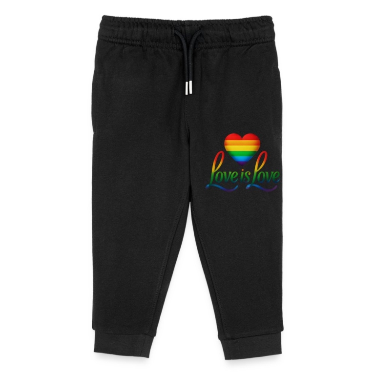 regenbogenherz-mit-spruch-stanleystella-kinder-bio-jogginghose-mini-mover-schwarz