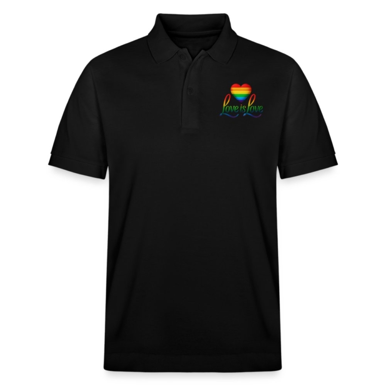 regenbogenherz-mit-spruch-stanleystella-unisex-bio-poloshirt-prepster-schwarz