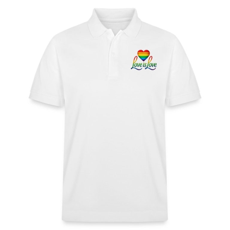 regenbogenherz-mit-spruch-stanleystella-unisex-bio-poloshirt-prepster-weiss