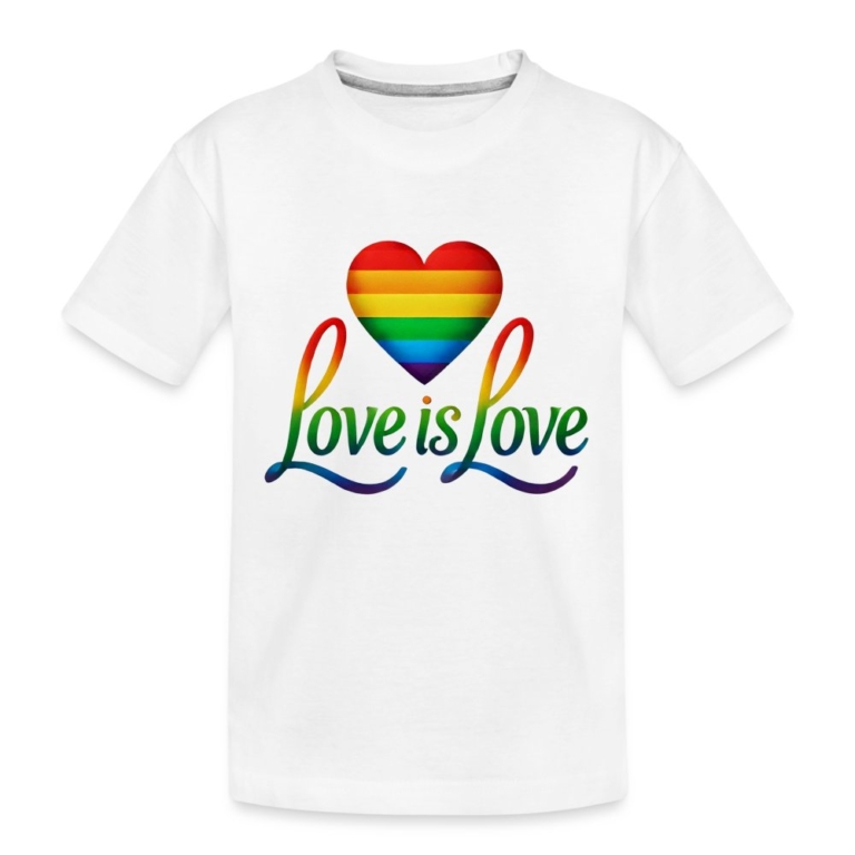 regenbogenherz-mit-spruch-teenager-premium-bio-t-shirt-weiss