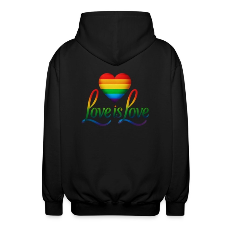 regenbogenherz-mit-spruch-unisex-kapuzenjacke-schwarz