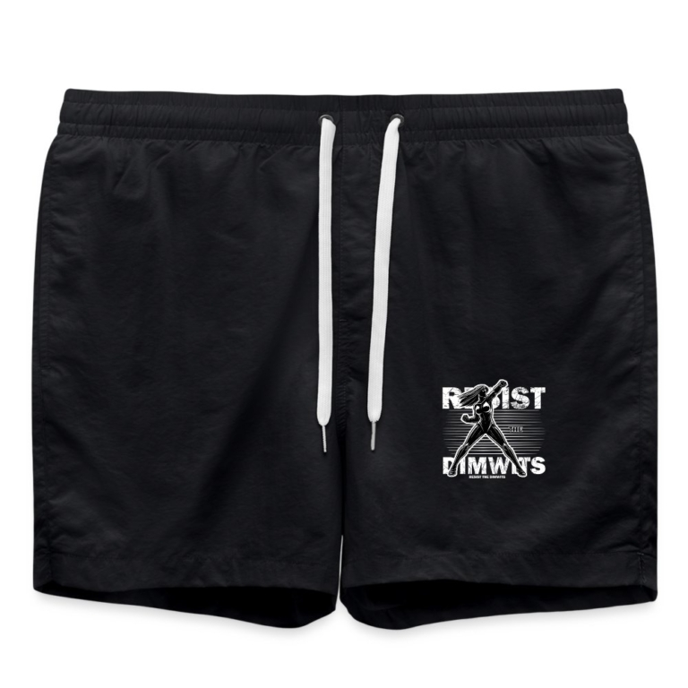 resist-the-dimwits-badeshorts-schwarz
