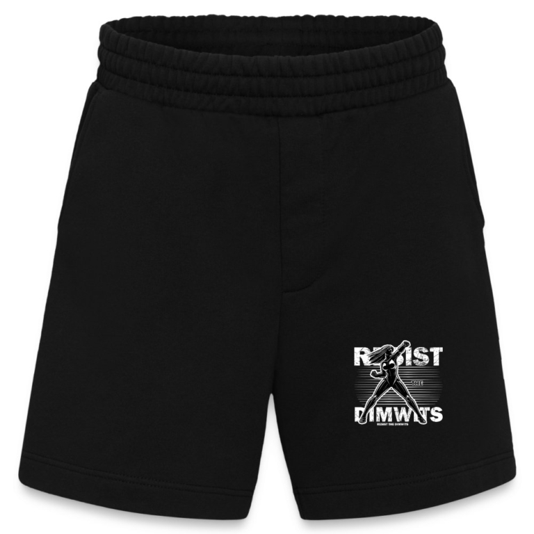 resist-the-dimwits-heavyweight-organic-shorts-made-in-eu-solid-black