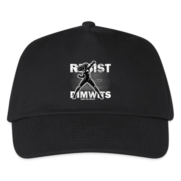 resist-the-dimwits-kinder-basecap-schwarz