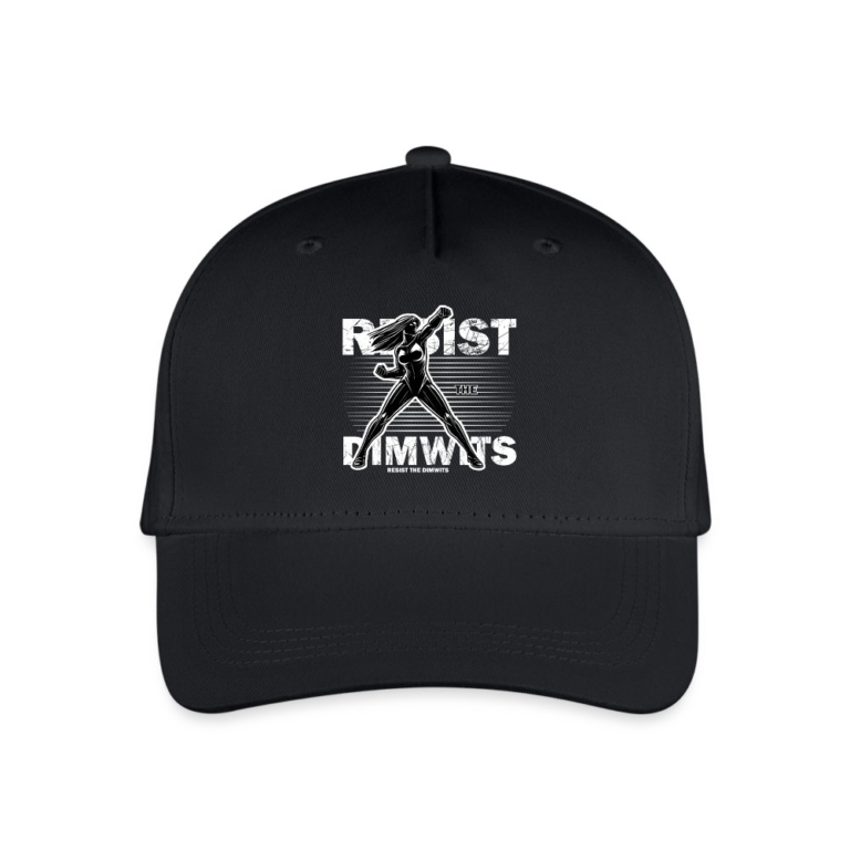resist-the-dimwits-kinder-bio-basecap-schwarz