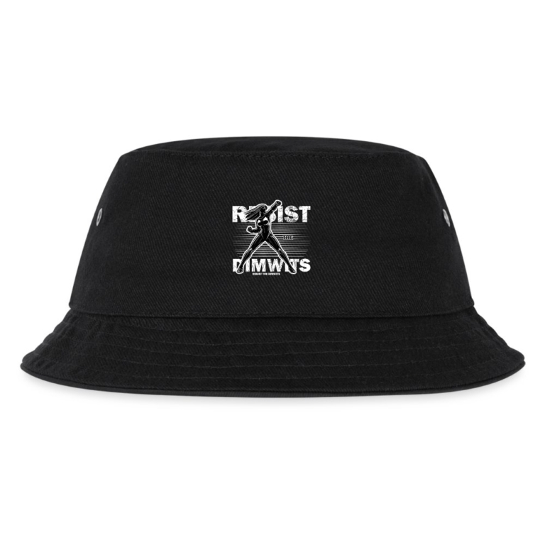 resist-the-dimwits-kinder-bucket-hat-schwarz