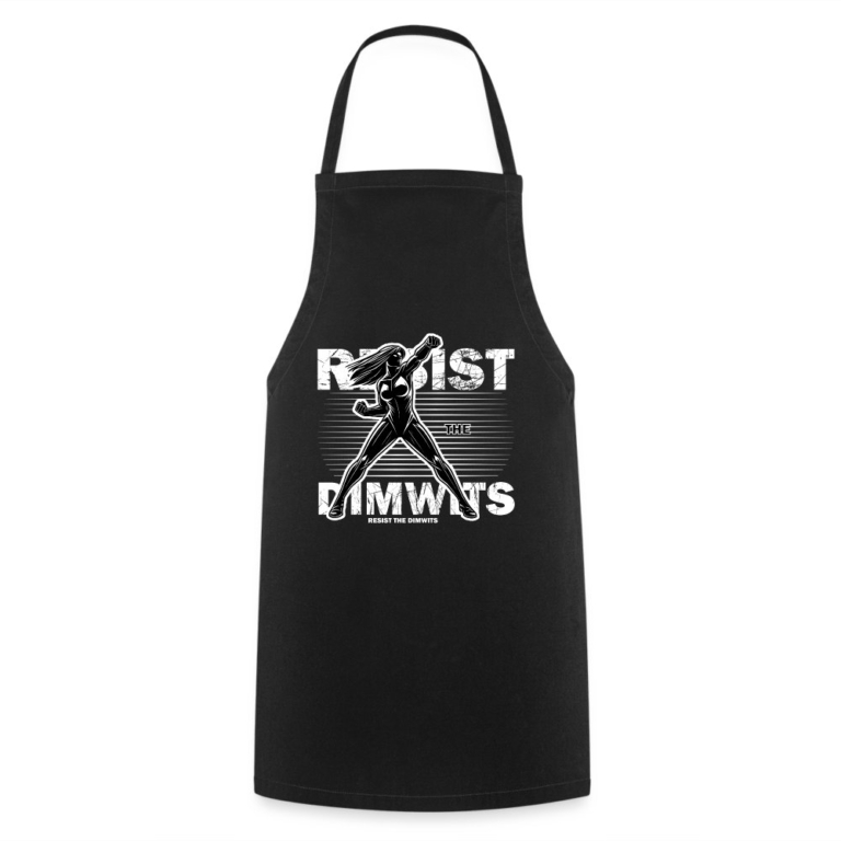 resist-the-dimwits-kochschuerze-schwarz