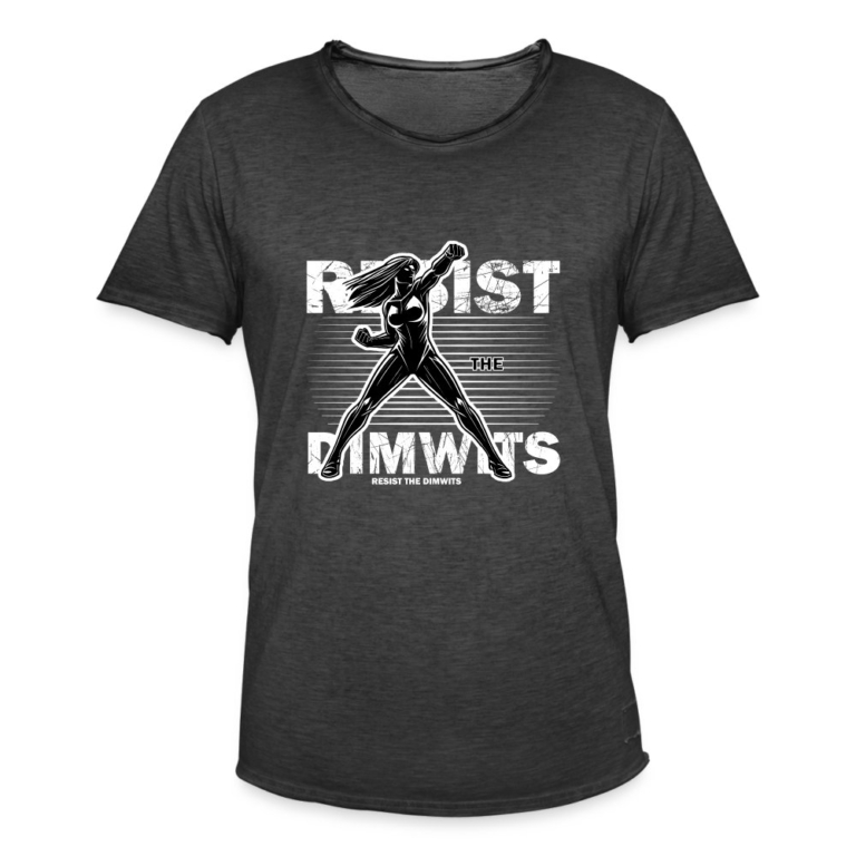 resist-the-dimwits-maenner-vintage-t-shirt-vintage-schwarz