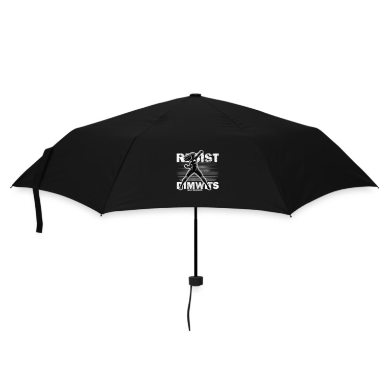 resist-the-dimwits-regenschirm-klein-schwarz