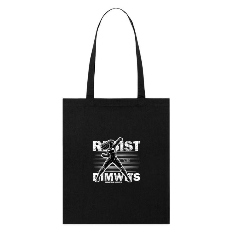 resist-the-dimwits-stanleystella-bio-stoffbeutel-schwarz