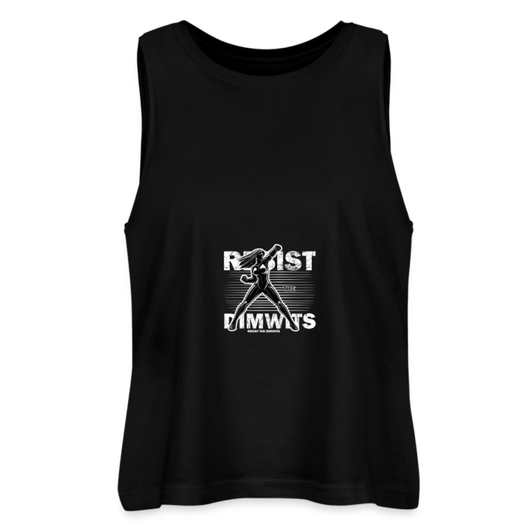 resist-the-dimwits-stanleystella-frauen-cropped-bio-tank-top-dancer-schwarz