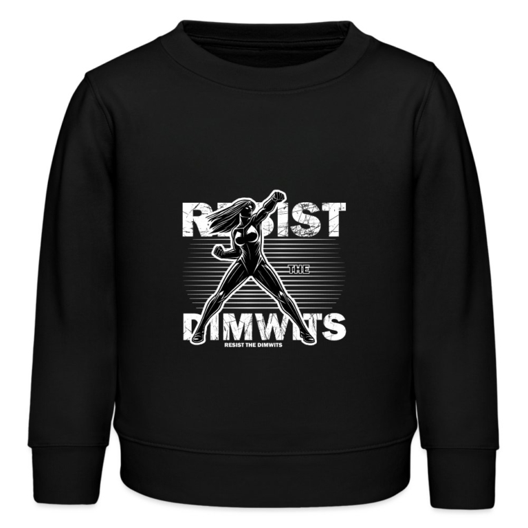 resist-the-dimwits-stanleystella-mini-changer-bio-kinder-sweatshirt-schwarz