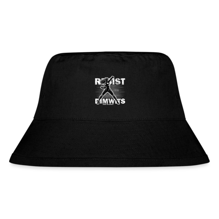 resist-the-dimwits-stanleystella-recycelter-bucket-hat-schwarz