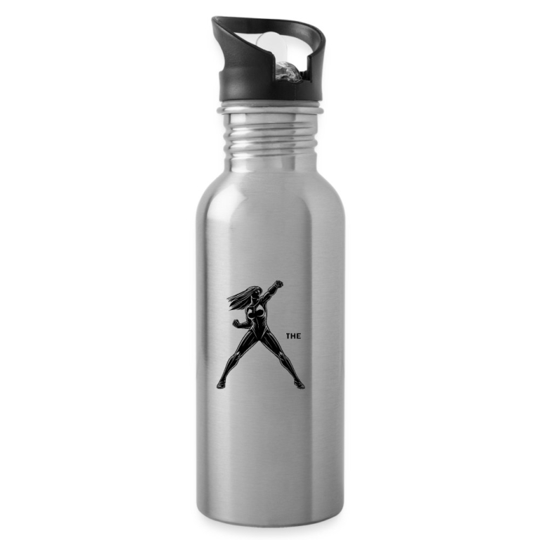 resist-the-dimwits-trinkflasche-mit-integriertem-trinkhalm-lightsilver