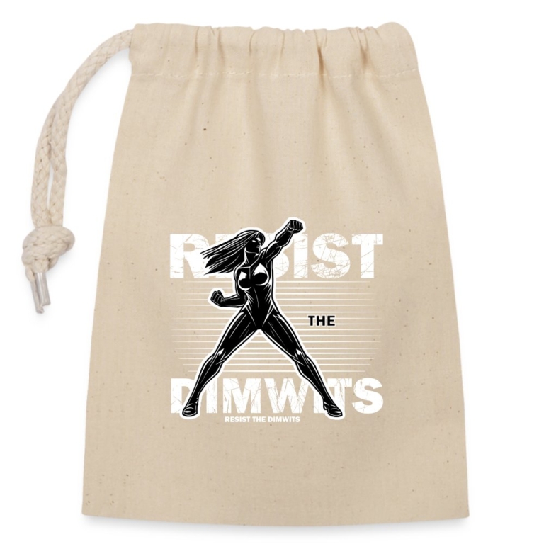 resist-the-dimwits-verschliessbarer-geschenkbeutel-aus-baumwolle-14x20cm-natur