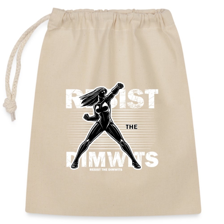 resist-the-dimwits-verschliessbarer-geschenkbeutel-aus-baumwolle-25x30cm-natur