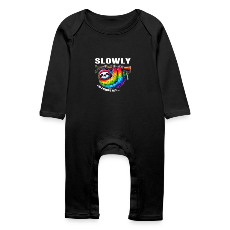 slowly-i-m-coming-out-baby-bio-strampler-schwarz