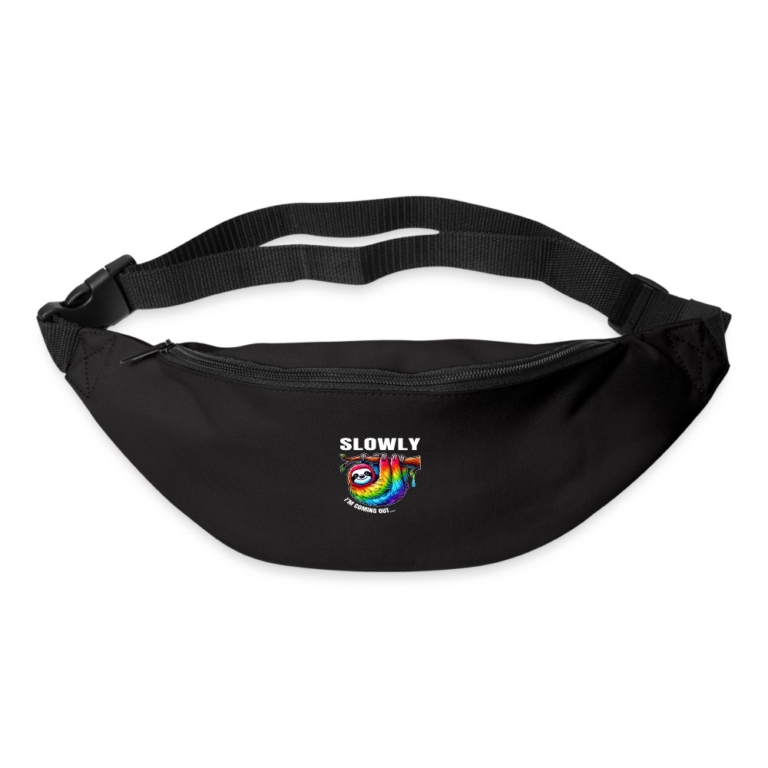 slowly-i-m-coming-out-guerteltasche-schwarz