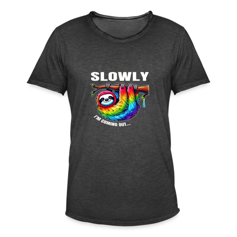 slowly-i-m-coming-out-maenner-vintage-t-shirt-vintage-schwarz