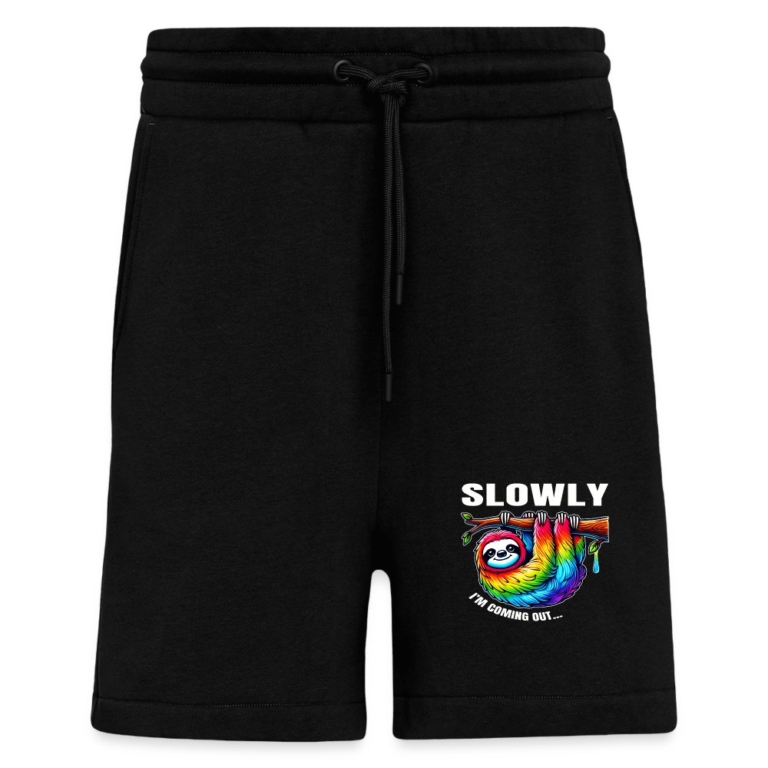 slowly-i-m-coming-out-organic-relaxed-shorts-made-in-eu-solid-black