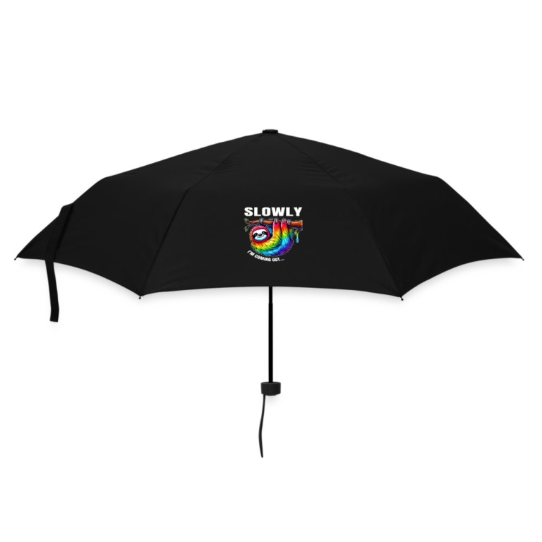 slowly-i-m-coming-out-regenschirm-klein-schwarz