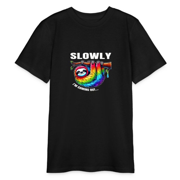 slowly-i-m-coming-out-stanleystella-bio-teenager-t-shirt-mini-creator-schwarz