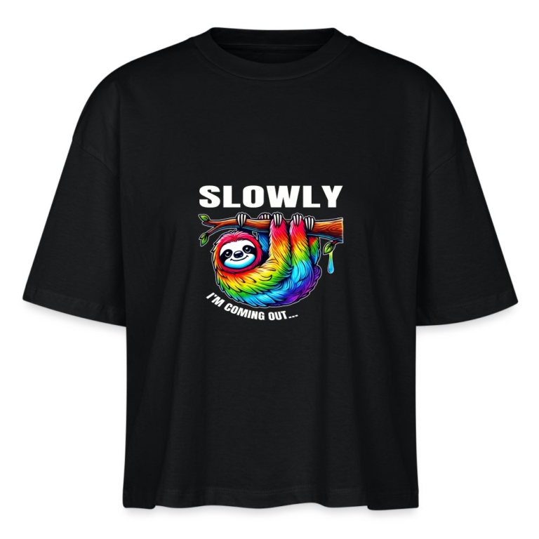 slowly-i-m-coming-out-stanleystella-frauen-boxy-bio-t-shirt-nova-schwarz