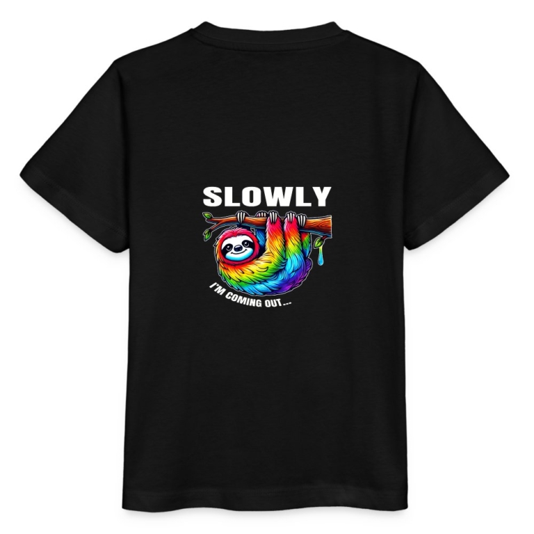 slowly-i-m-coming-out-stanleystella-kinder-t-shirt-mini-creator-schwarz