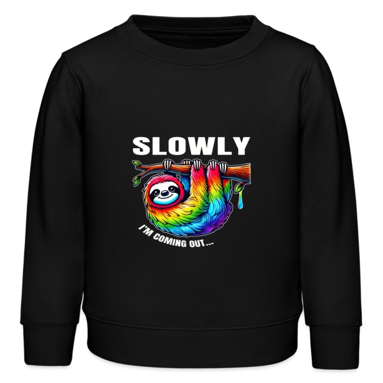 slowly-i-m-coming-out-stanleystella-mini-changer-bio-kinder-sweatshirt-schwarz